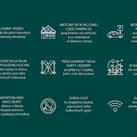 Dom Gory - Adults 11 - W Rytmie Slow - Centrum - Bezplatny Parking - Sniadania Карпач